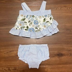 6-9 month Mud Pie adorable summer outfit